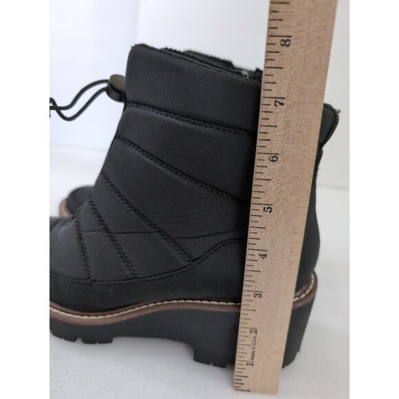 Blondo Daisy Ankle Boot Women 6.5 Black Waterproof Quilted Puffer Winter Outdoor - Picture 12 of 12